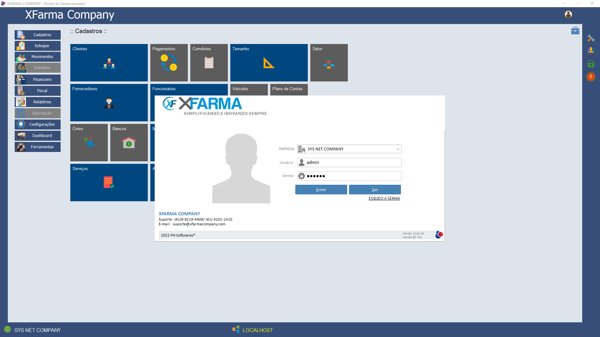 sistema de vendas XFarma